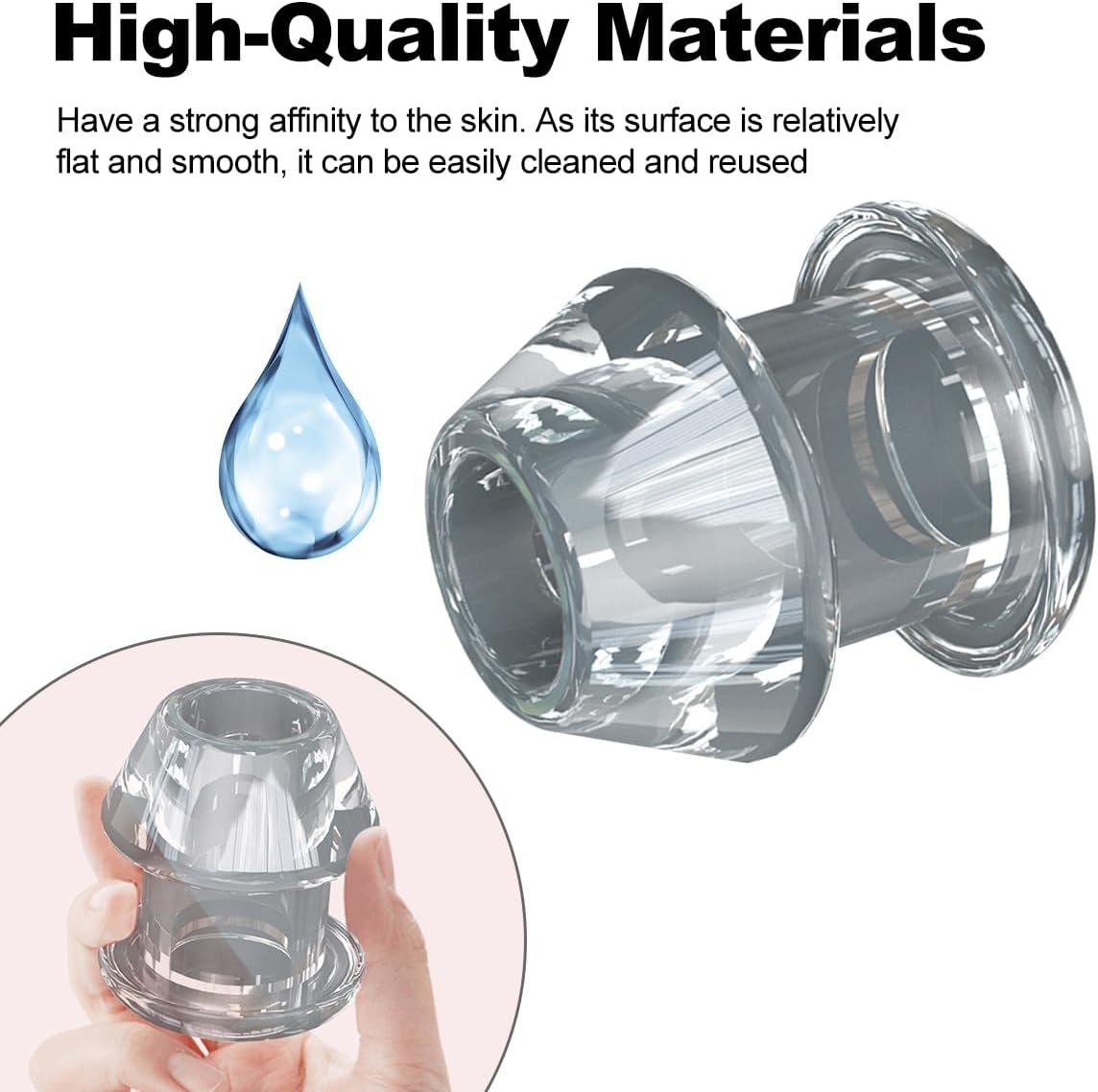 Clear Anal Speculum,Hollow Butt Plug for Anal Trainer Buttplug Vaginal Expander Anal Dilator Tunnel Washer Douche Enema BDSM Toy for Adult Couples