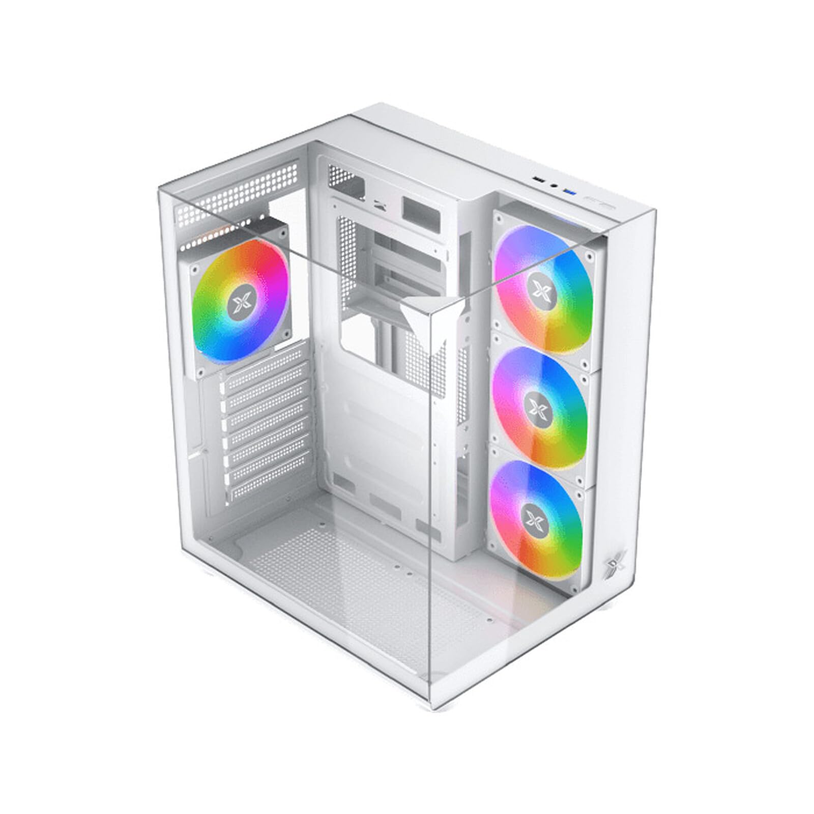 Obudowa PC Cube Xigmatek Aqua Compact Arctic (biała)