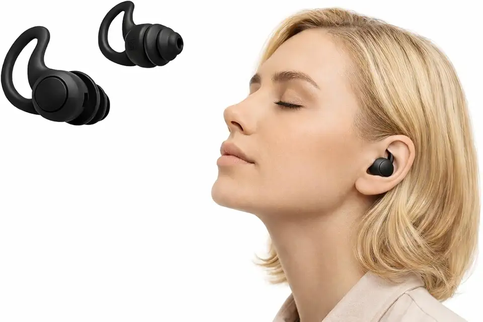 Protetor Auricular de Silicone Reutilizável com Redução de Ruído para Dormir Estudar Trabalhar Praticar Esportes