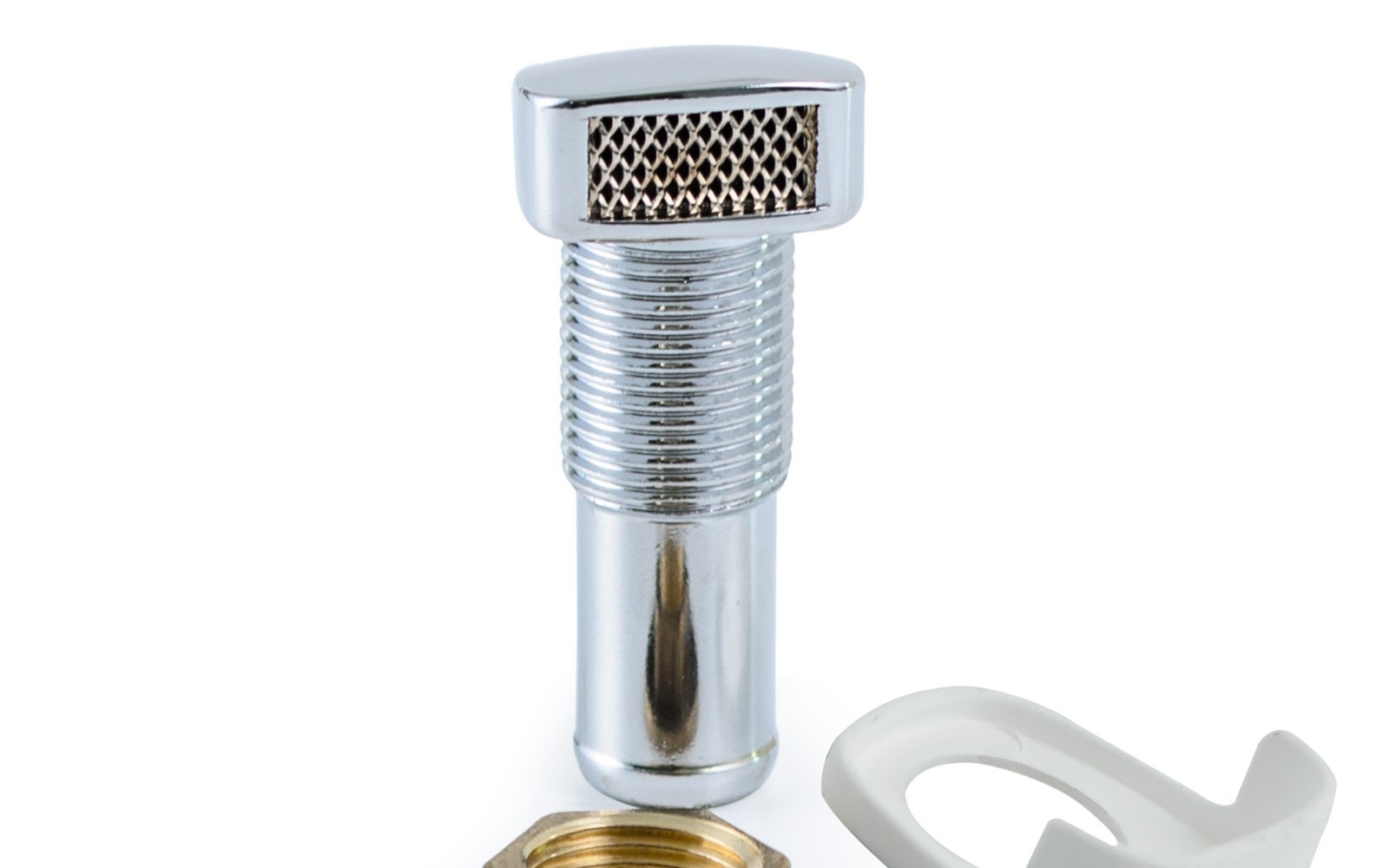 Tankentlüfter für 16 mm Schlauch, mit Spritzschutz und Mikrosieb