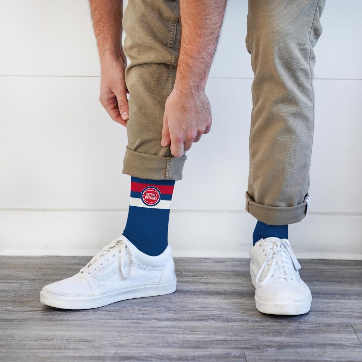 For Bare Feet - Team Colors 2 Stripe Crew Socks - Youth