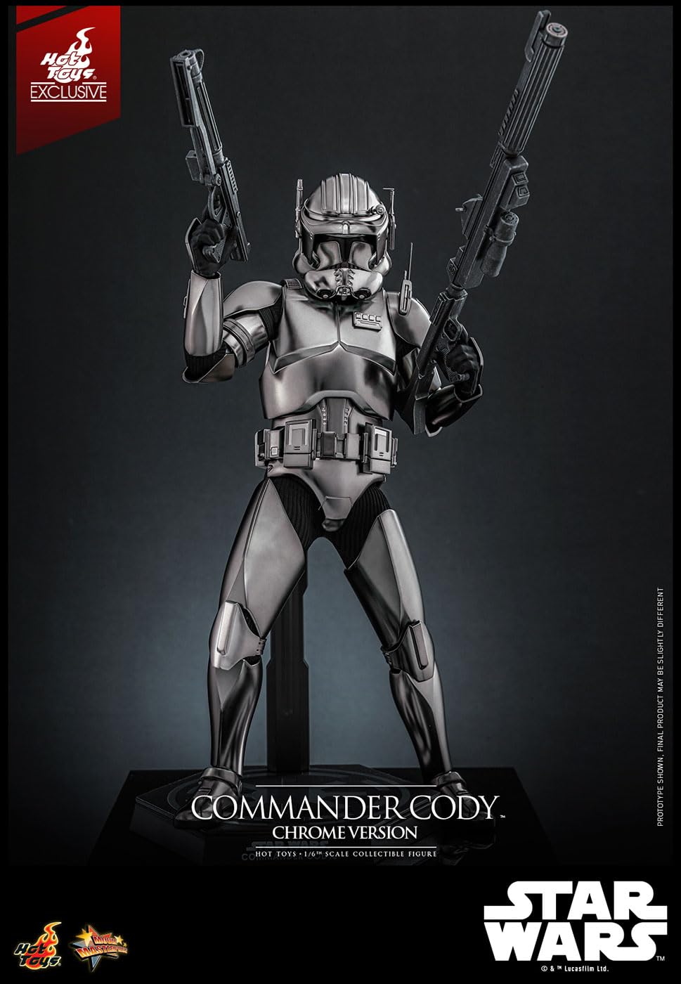 Amazon.co.jp: Hot Toys コマンダーコーディ(クロム) スターウォーズ