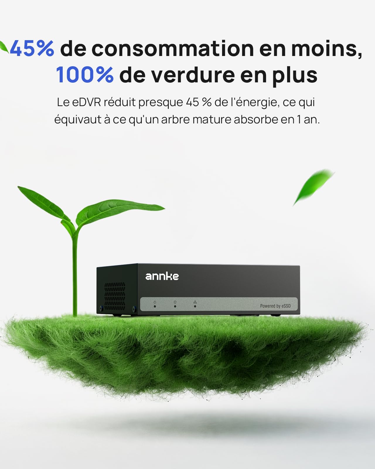 ANNKE 4 Kanal 3K Lite 5 in 1 DVR Rekorder mit 1 TB interner SSD Festplatte | 3K 4 CH 5 in 1 DVR Überwachungssystem Rekorder für CCTV Analoge Kameras,Personen- und Fahrzeugerkennung,Verkabelt BNC-Eingang