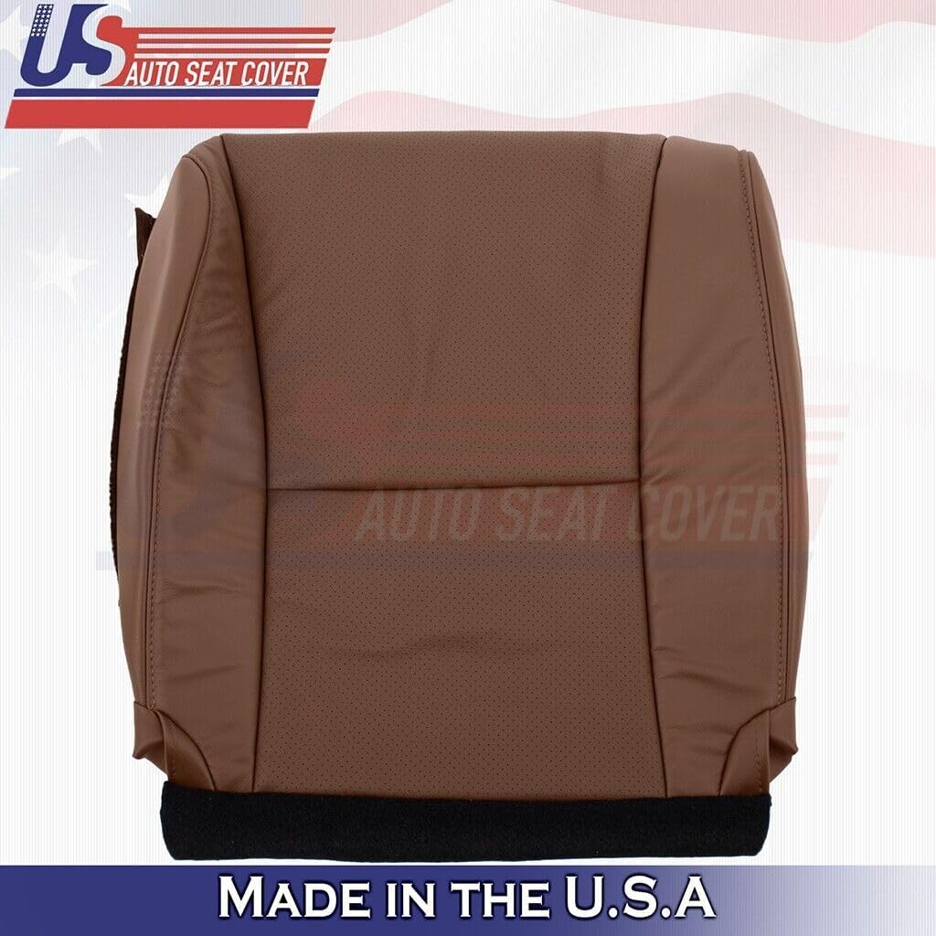 US Auto Seat Cover U.S.AutoSeatCover 2013 2014 2015 Compatible with Lexus RX350 Passenger Bottom Perfitsated Leather Cover Saddle