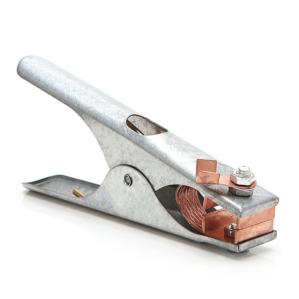 hokojix Welding Manual Welder Earth Ground Cable Copper Grip Clip Clamp 300A