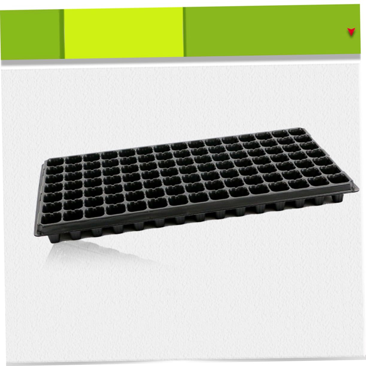 SHINEOFI Vassoio Germinazione Semi 105 Fori PVC 10 Pezzi per Giardinaggio