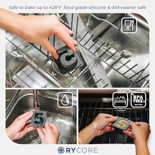 Miniatura 4 de Molde de silicona grande para pasteles con número 6, perfecto para hornear y creaciones de moldes de chocolate con números, ideal para cumpleaños y