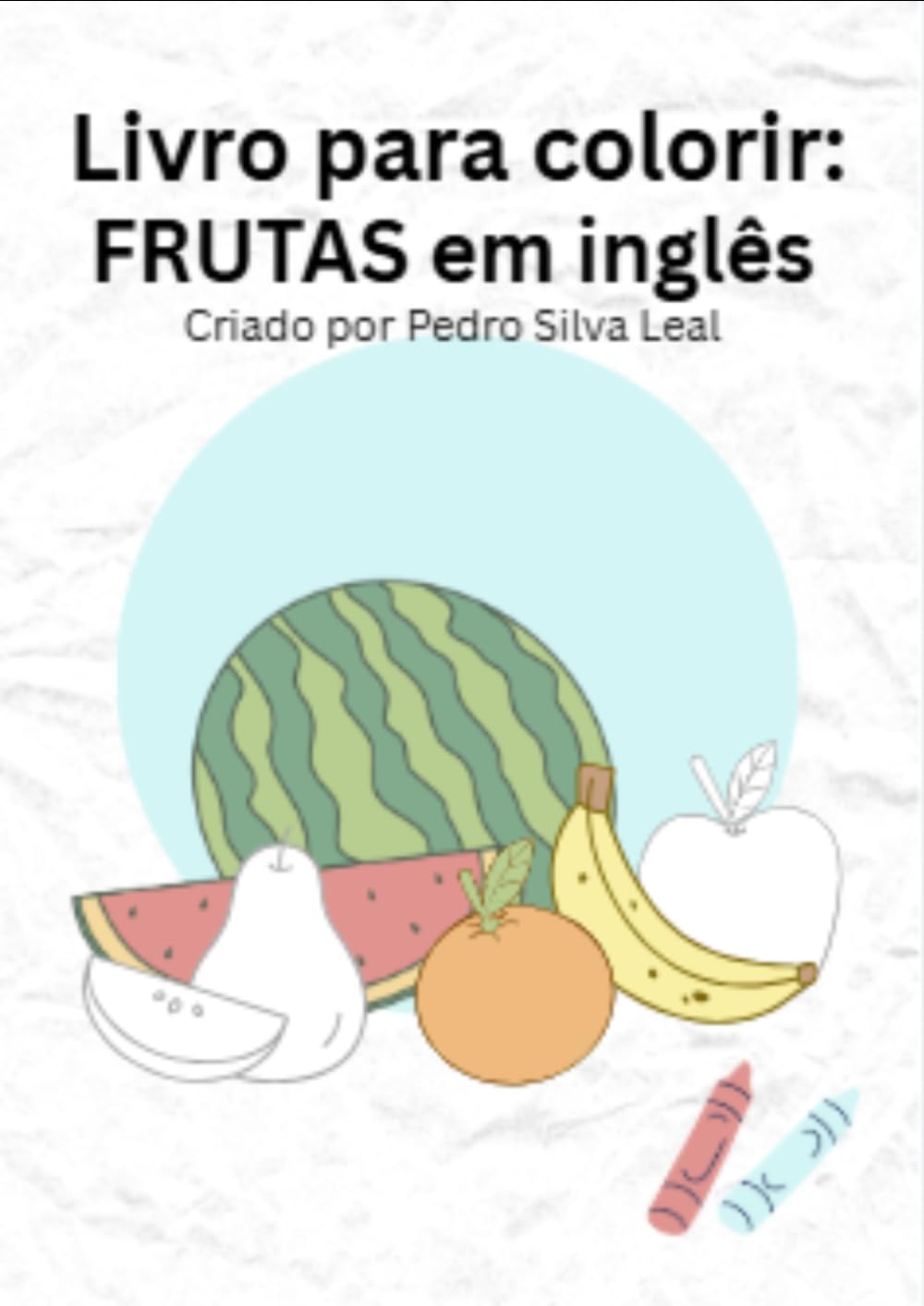 Livro para Colorir:: Frutas em inglês
