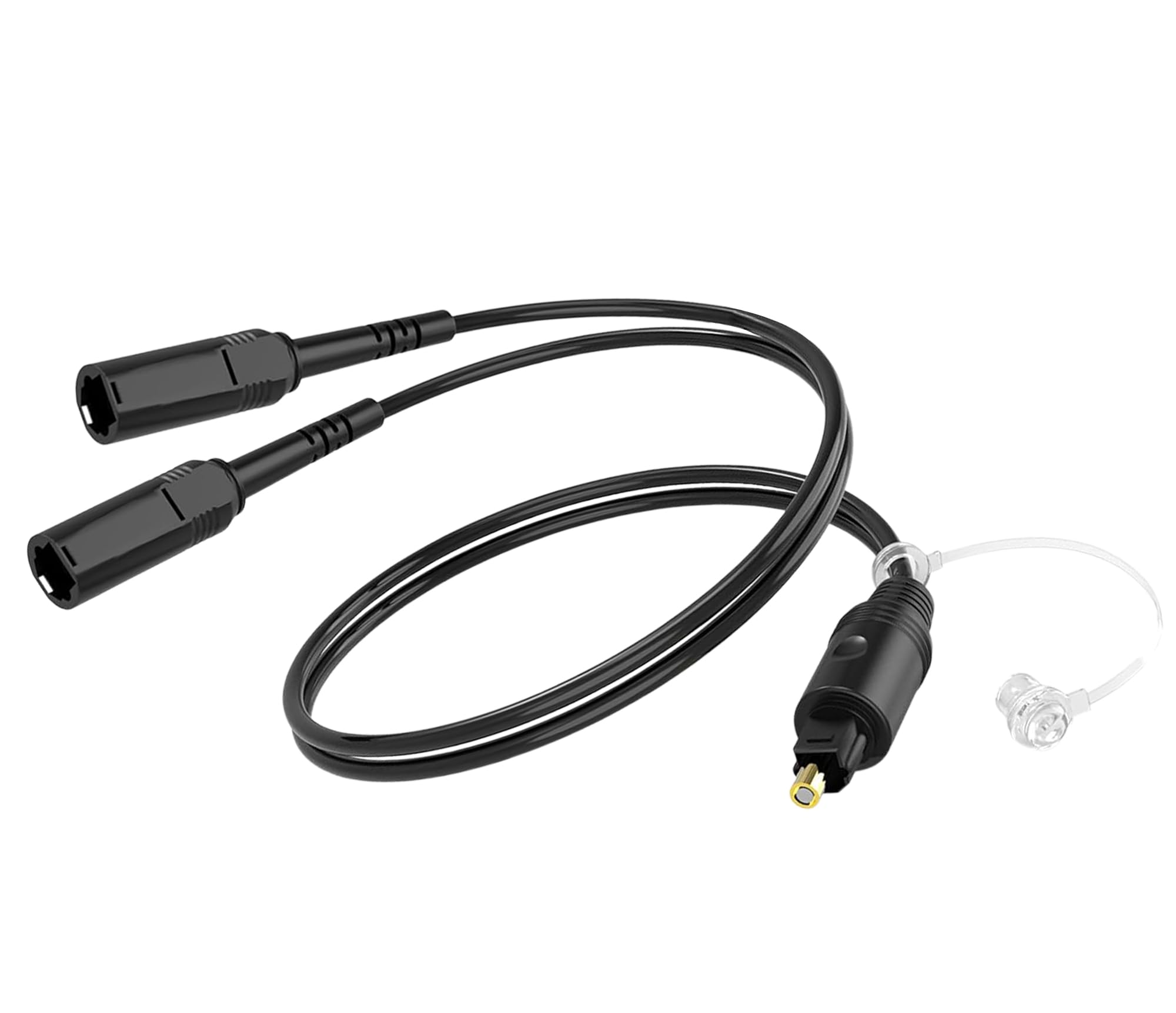 Cavo audio digitale, 1 ingresso maschio e 2 uscite femmina, 1 piede, cavo audio ottico digitale, adatto per home theater e televisori Toslink Digital Fiber Optical Audio Splitter.