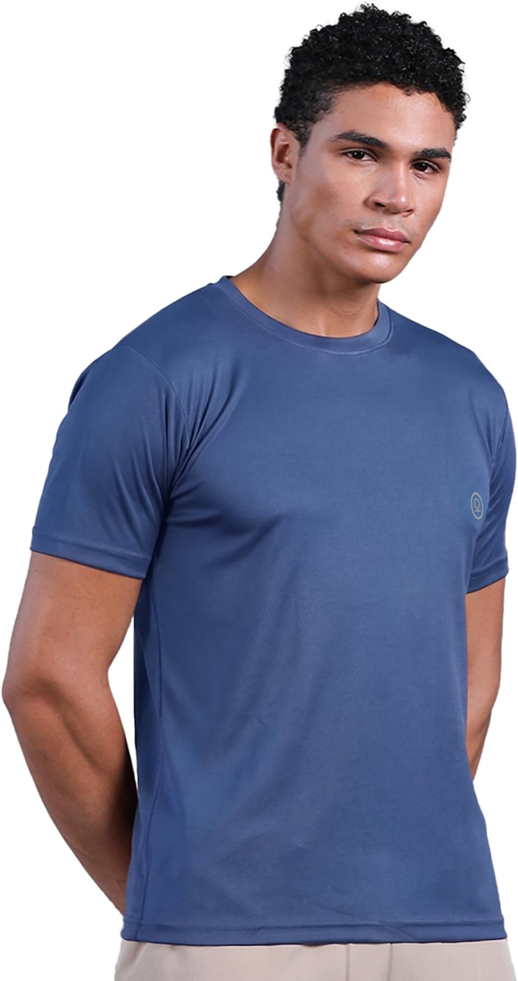 CHKOKKO Gym T Shirts for Men Workout Activewear Solid Quick Dry Sports Tshirt for man Breathable Lightweight Half Sleeve Regular Fit Round Neck Running Boys T Shirt