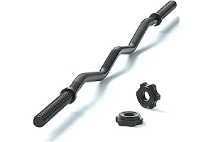 47” EZ Curl Bar for Weightlifting