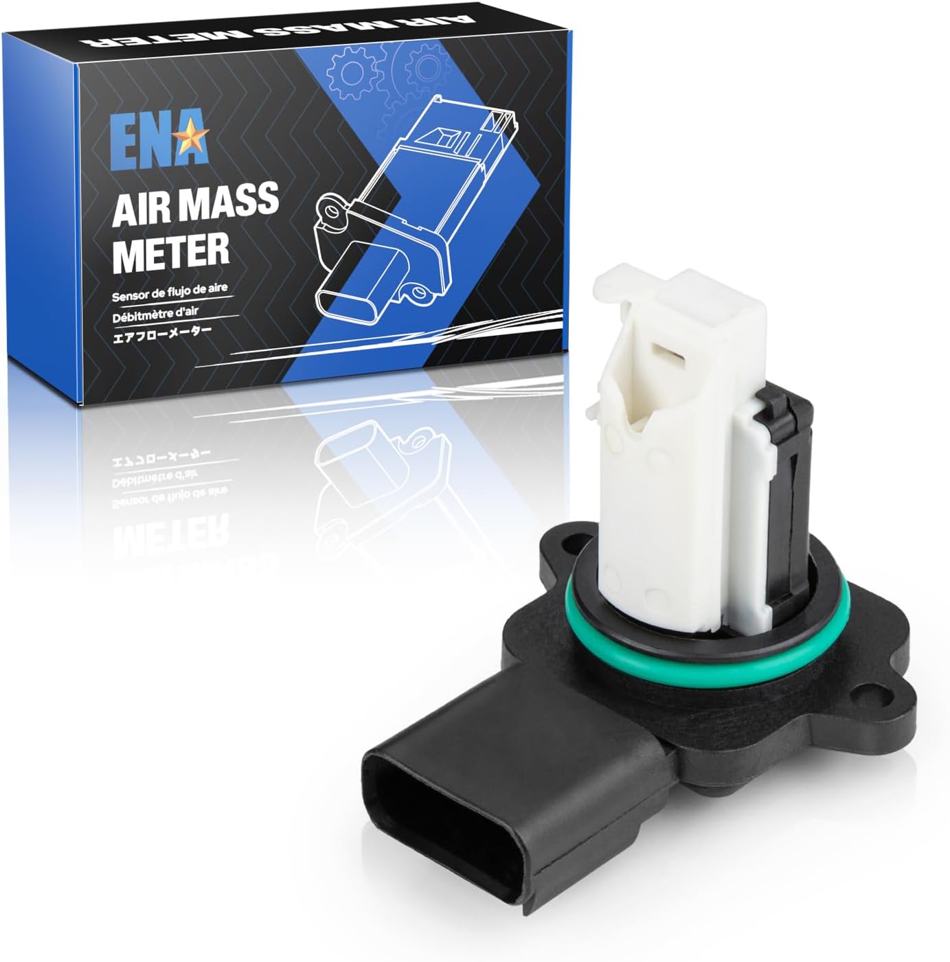 ENA Mass Air Flow Sensor Meter MAF Compatible with Ram 2500 3500 4500 5500 Dodge Ram 2500 2007 2008 2009 2010 2011 2012 2013 2014 2015 2016 2017 2018 Replacement for MAS0388 74-50071 53034068AA