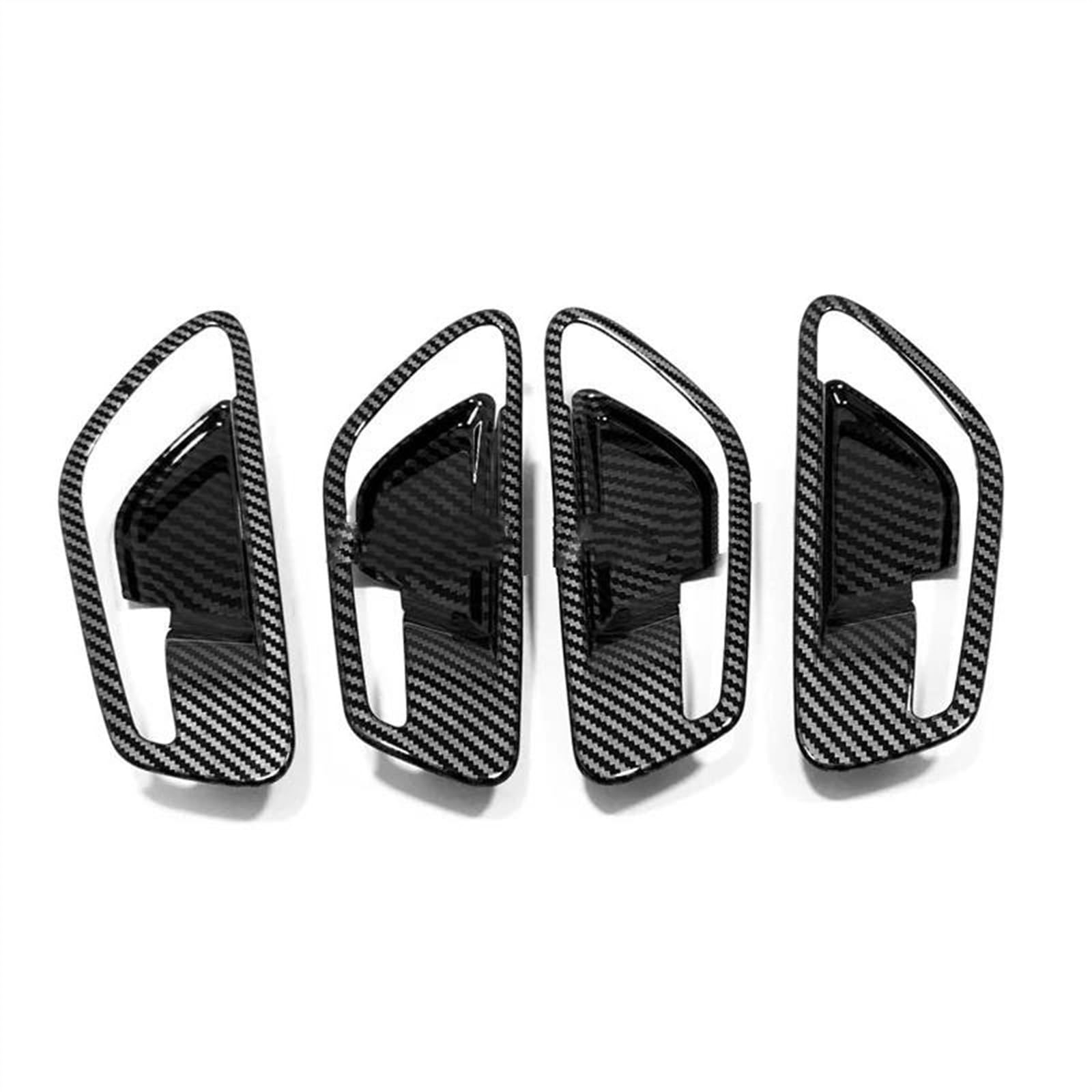 Noheeu Carbon Auto Door Handle Pull Bowl Trim Sticker Decoration Cover Car Accessories For Tucson Nx4 2021 2022 2023 Waterproof(Carbon)