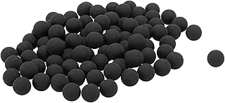 Umarex T4E Premium Rubber Ball Ammo for Paintball Guns, Black, .43 Caliber, 430 Count