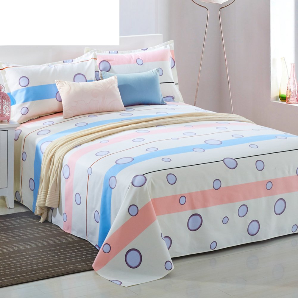 Drap double épaisseur coton 120x230cm pour des nuits fraîches en été