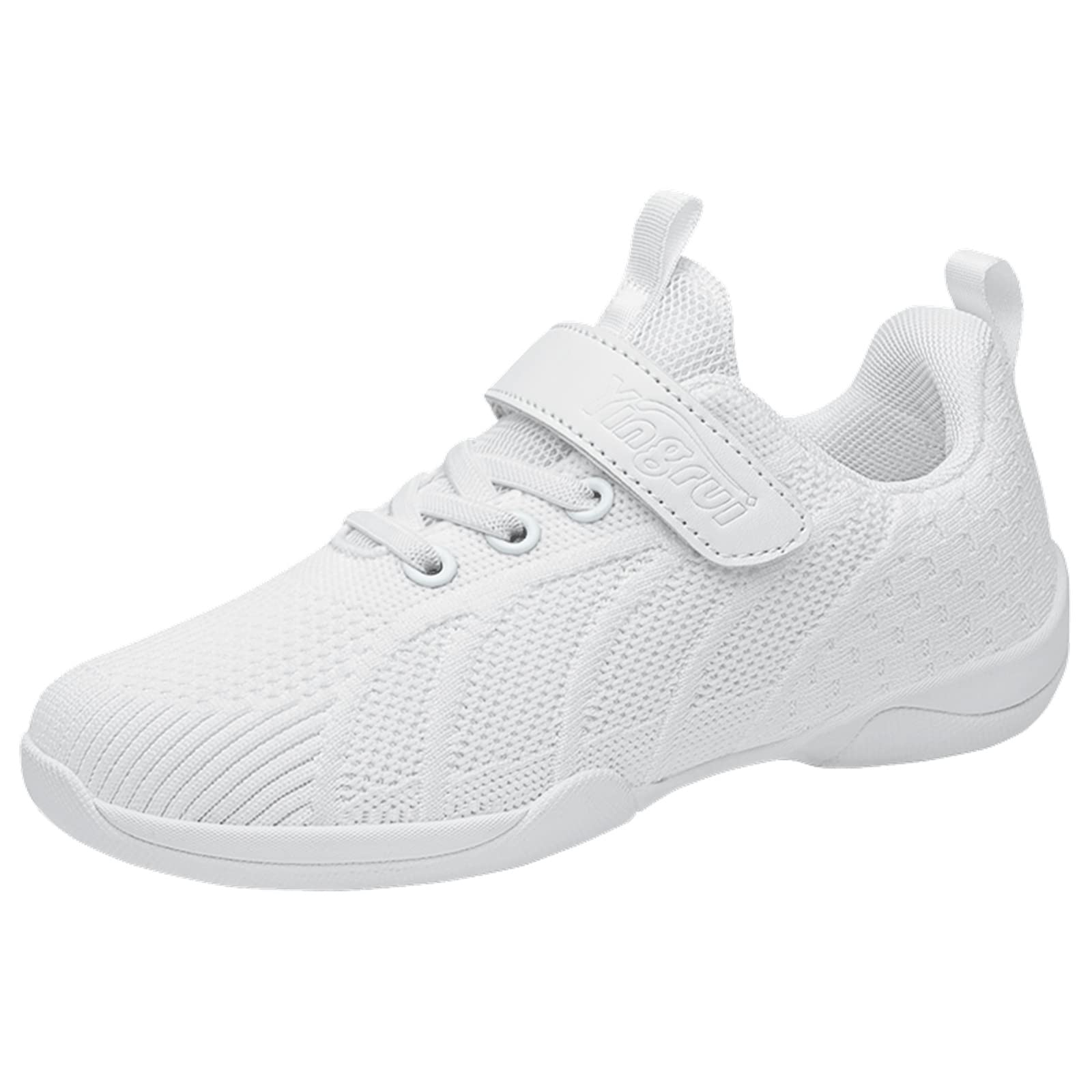 Tanzschuhe Für Mädchen Mesh Volle Sohle Gymnastik Cheerleading-Schuhe Hakenschlaufe Weicher Boden rutschfest