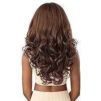 Vista 5 de Outre Peluca de encaje frontal 360 de 13 x 6 pulgadas con encaje frontal KALINDA (DR marrón jengibre)