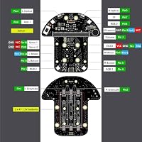 GeeekPi DeskPi MicroCar - BBC Micro:bit V2 Programozható Robot Autó Készlet - STEM Oktatási Eszköz Gyerekeknek - Grafikus Makecode Kódolás U 3