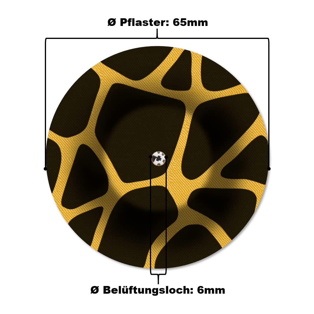 MySweetStitch, 10 x Freestyle Libre 1 & 2 Round Patches with Ventilation Hole, Overpatch diameter 65mm, Waterproof - Image 3
