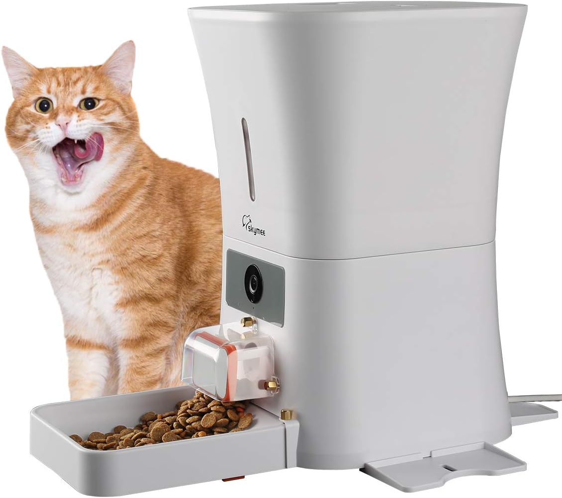 SKYMEE 8L Smart Automatic Pet Feeder Food Dispenser for Cats & Dogs