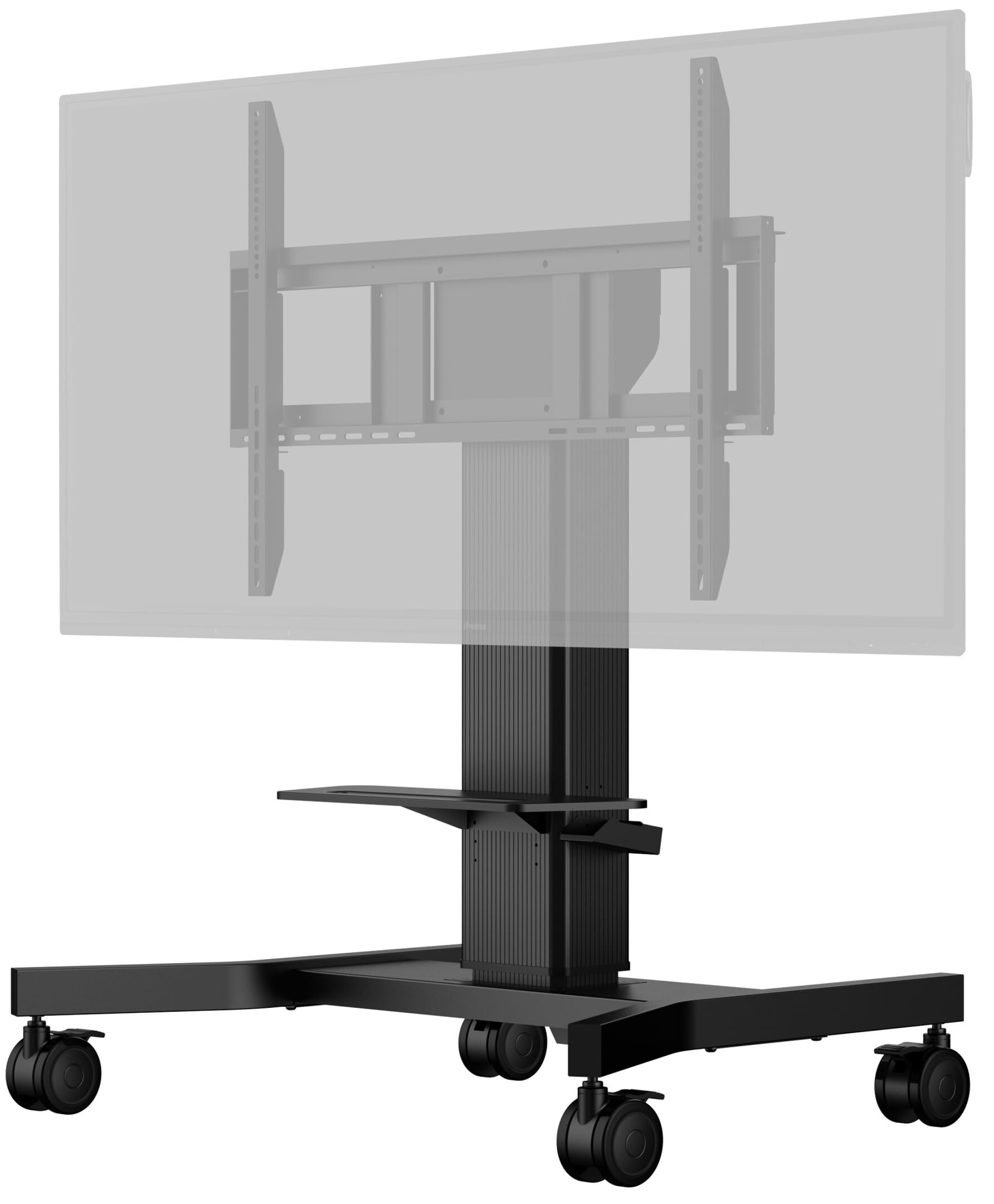 iiyama MD CAR1021-B1 elektrisch höhenverstellbarer Fahrwagen (500mm) für Large Format (Touch-) Displays bis 86 Zoll, max. 100 kg