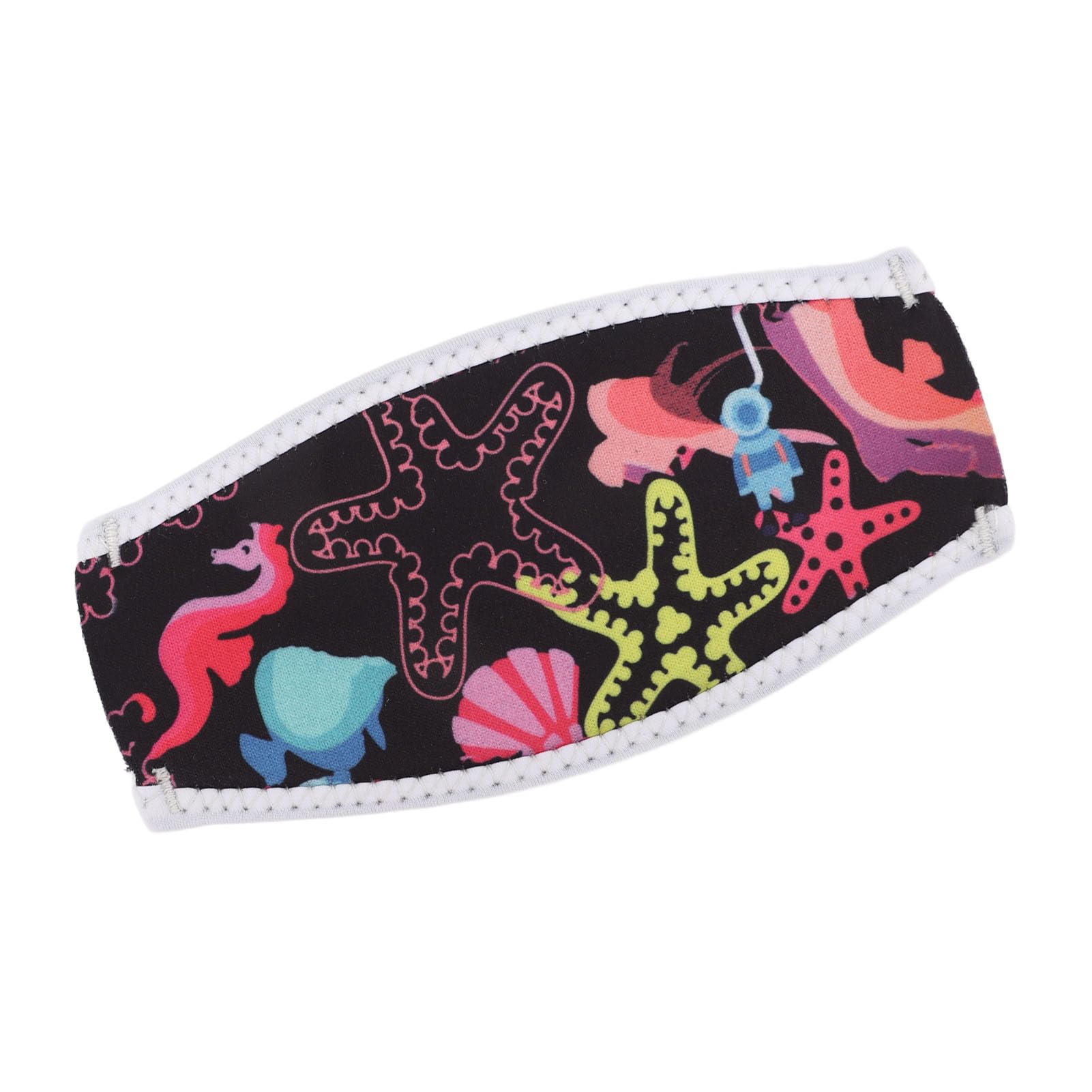 Cubierta de correa para gafas de buceo, neopreno de doble capa, ajustable, impermeable, cómodo, buceador y natación, -, #311
