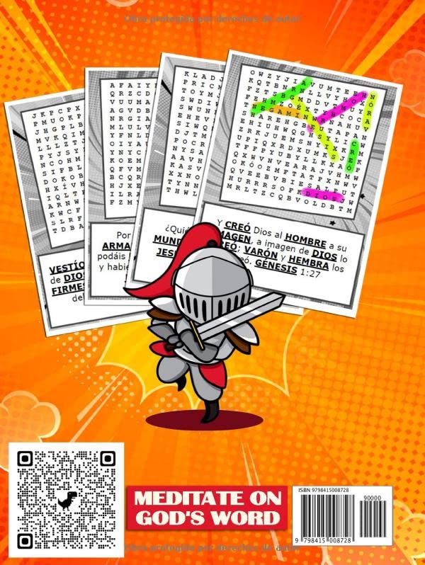 Miniatura 2 de Biblia para niños en Sopa de Letras 100 Actividades Cristianas Armadura de Dios (Spanish Edition)