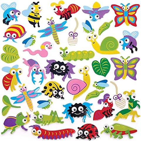 Pegatinas de Espuma Insectos Baker Ross FC714 Cover