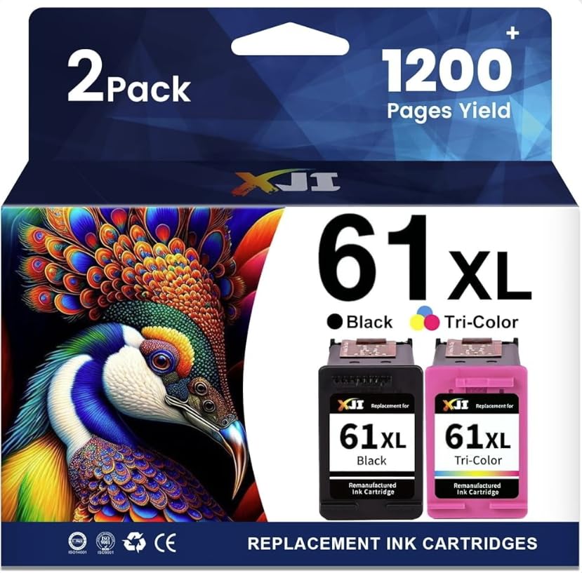 Amazon.co.jp: XJI 61XL リサイクルインクカートリッジ HP 61 XL HP61