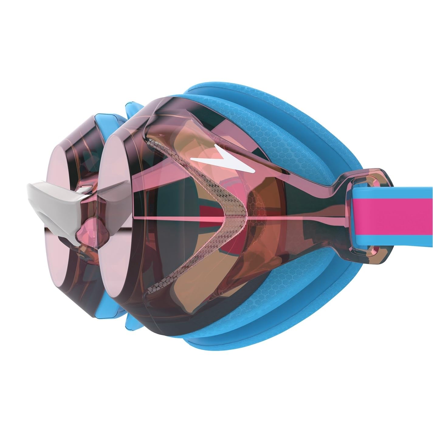 Speedo okulary do pływania Uniseks - dzieci Vanquisher 3.0 Verspiegelt