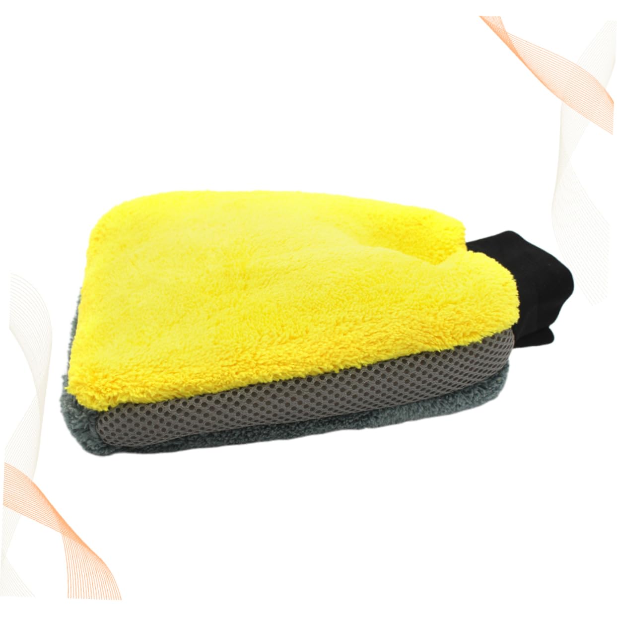 Mikinona 2 Piezas Guante de Lavado de Autos de Microfibra Toallas de Microfibra para el Coche Toallas de Microfibra para Autos Car Wash Impermeable Rain Coat Guantes de Lavado automático