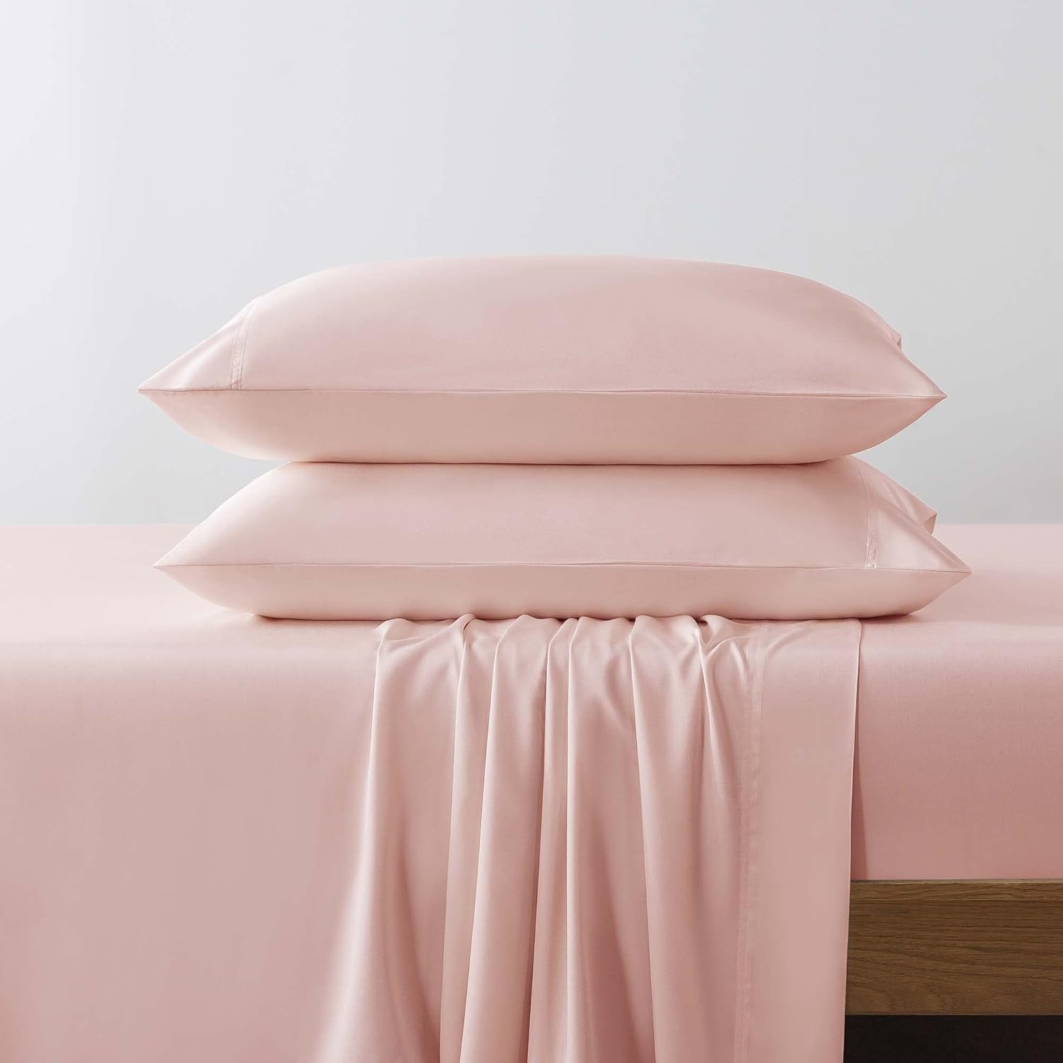 NATUREFIELD 4Pcs Bamboo Sheets Twin 100 Organic Bamboo