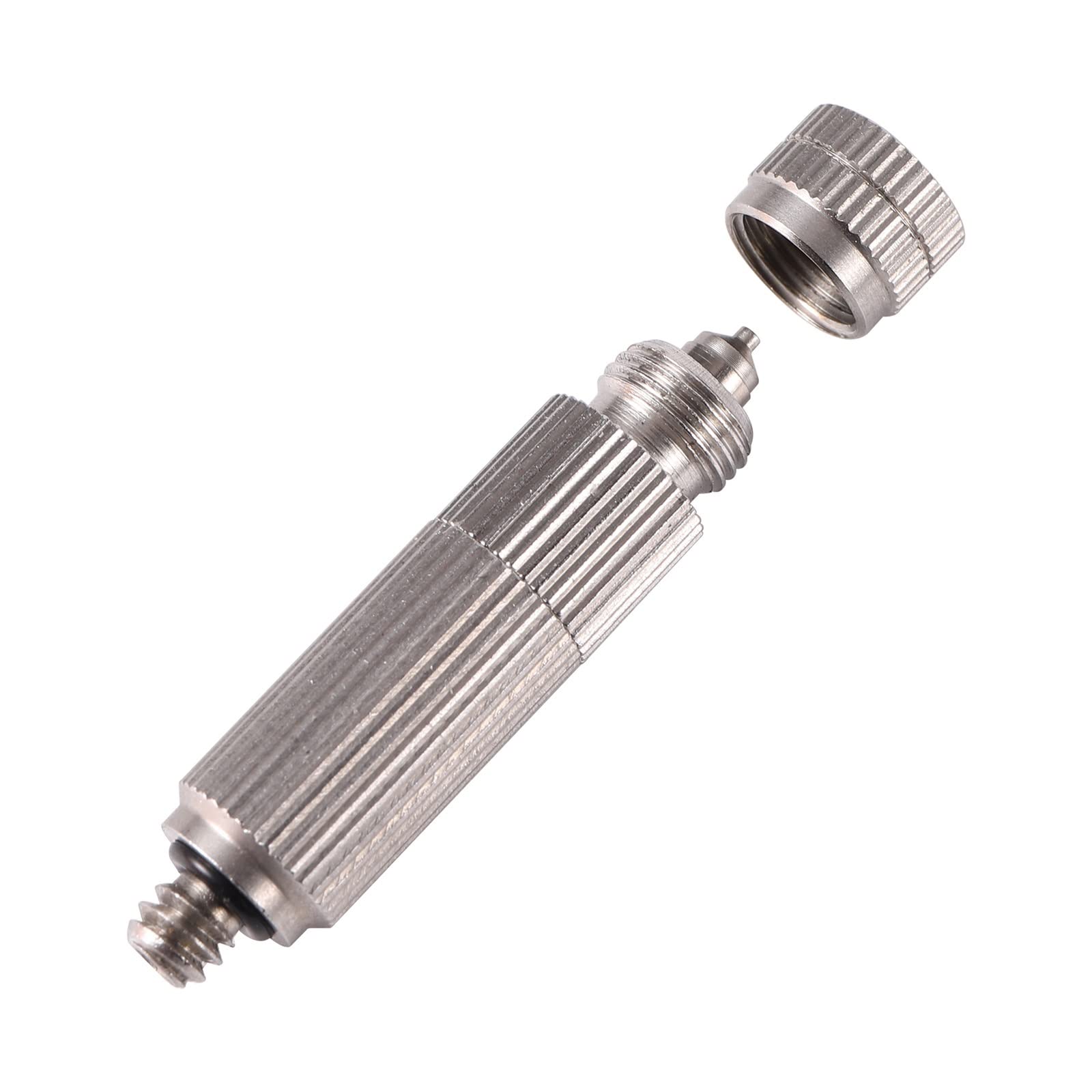 Gartengeräte 3/16" Sprühdüse Edelstahl Hochdruck-Nebeldüse Bewässerung Kühlung Befeuchtung Landschaftsbau Sprühgerät Bewässerungsausrüstung (Farbe: 0,3 mm)
