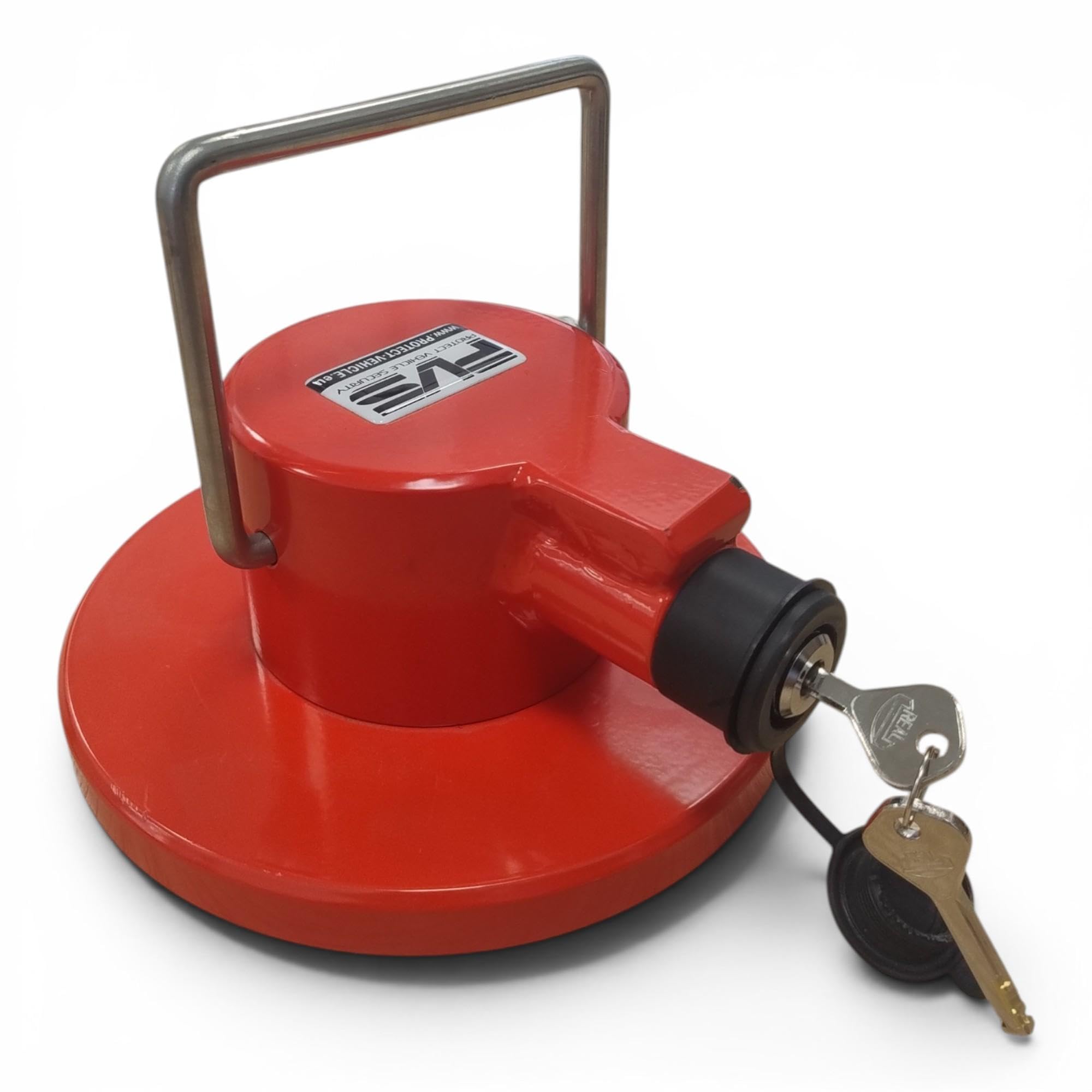PVS, PV-06F KING PIN Lock, Blocco per perno, Acciaio, Lunghezza 26 cm