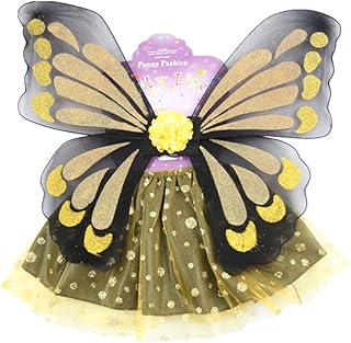 NOLITOY Conjunto De 2 Peças Fantasias De Fadas Fantasias De Fadas Para Meninas Fantasias Para Crianças Fantasias De Roupas Fantasias De Borboleta Grande Fantasias De Asas Roupas Roupas