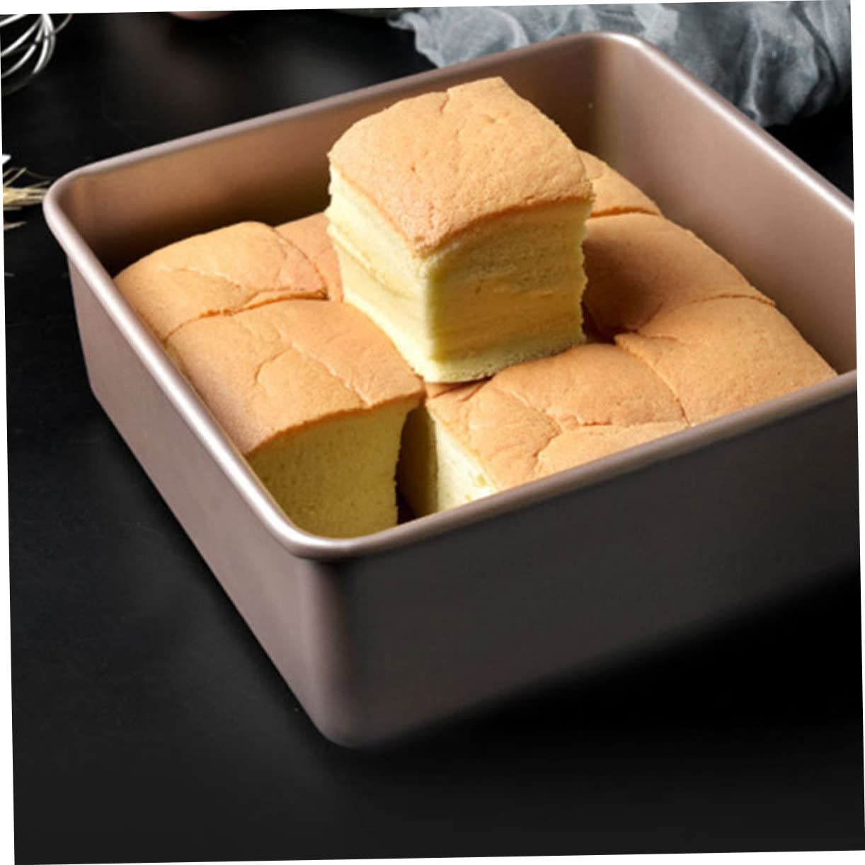 Housoutil Moule à Gâteau Antiadhésif pour Cuisson Four Plat à Cake pour Cuisine Moule à Cake pour Préparations Diverses