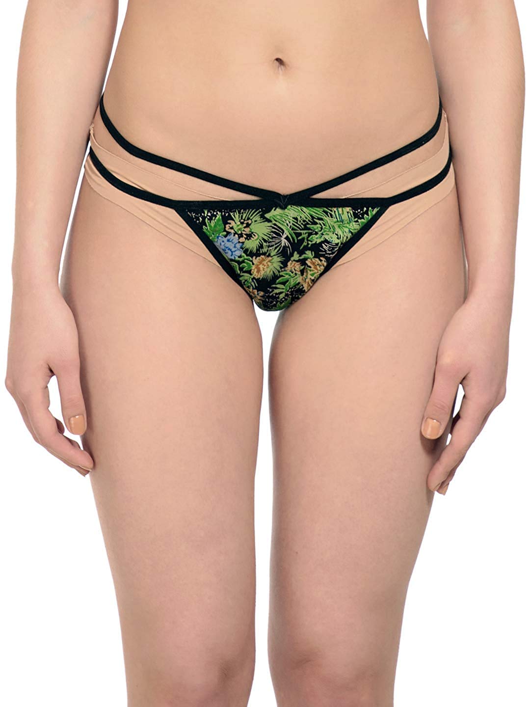 inner sense Organic Cotton Antimicrobial Women's Cotton Thongs-picture-13