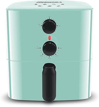 Maxi-Matic Elite Gourmet Personal Compact Space Saving Electric Hot Air Fryer Oil-Less Healthy Cooker, Ti