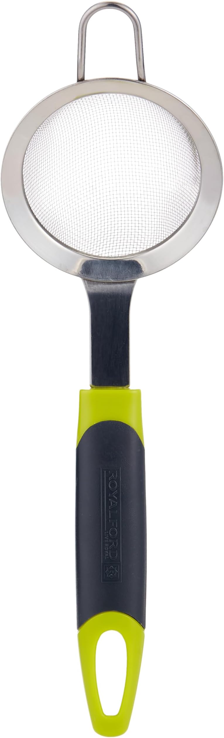 Royalford Stainless steel 8cm Strainer with ABS handle