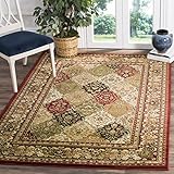 SAFAVIEH Lyndhurst Collection Area Rug - 9' x 12', Multi & Red, Traditional Oriental Design, Non-Shedding & Easy Care, Ideal for High Traffic Areas in Living Room, Bedroom (LNH221B)