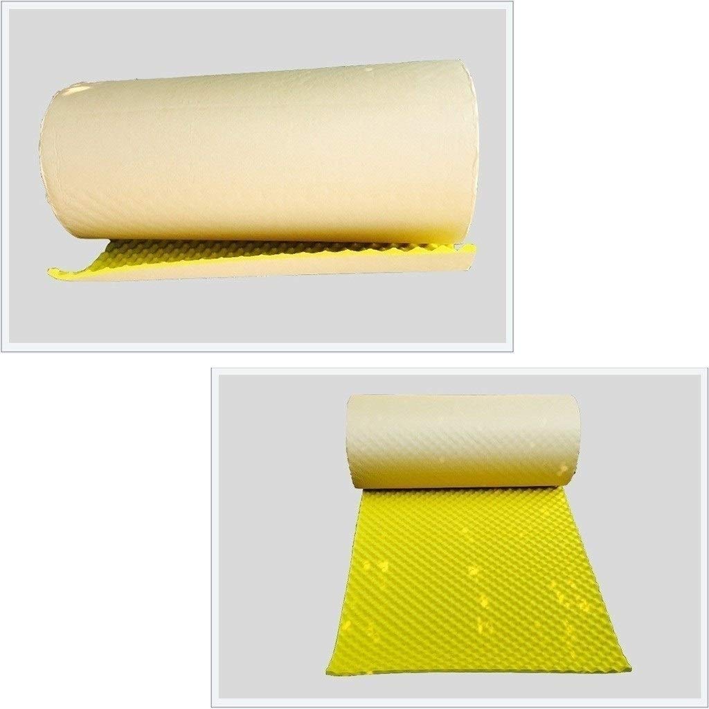 Pannelli acustici, Cotone fonoassorbente Portatile Giallo, Adesivi murali Decorativi per l'aula della Scuola Materna Autoadesivi per la prevenzione del Fuoco