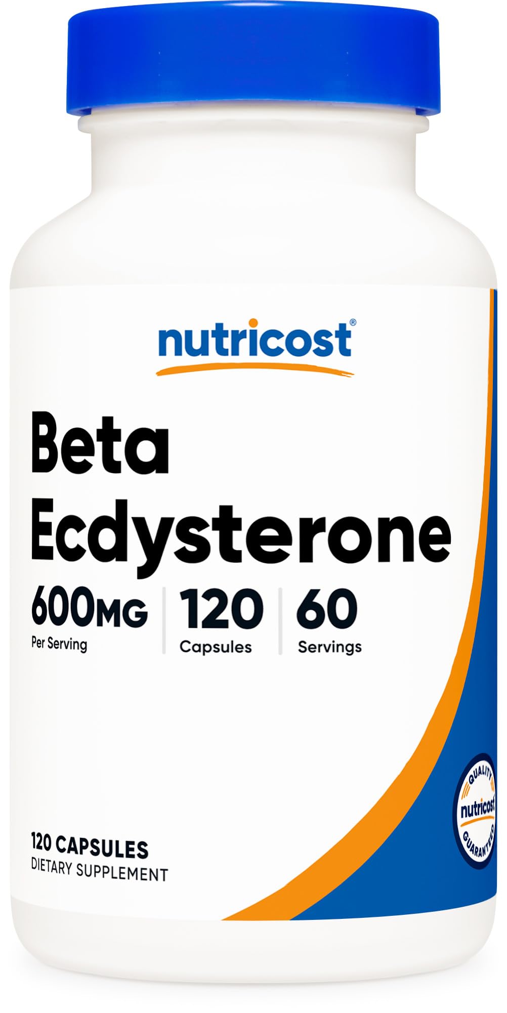 Nutricost Beta Ecdysterone 600mg per Serving, 120 Capsules - Vegan, GMO-Free, 60 Servings