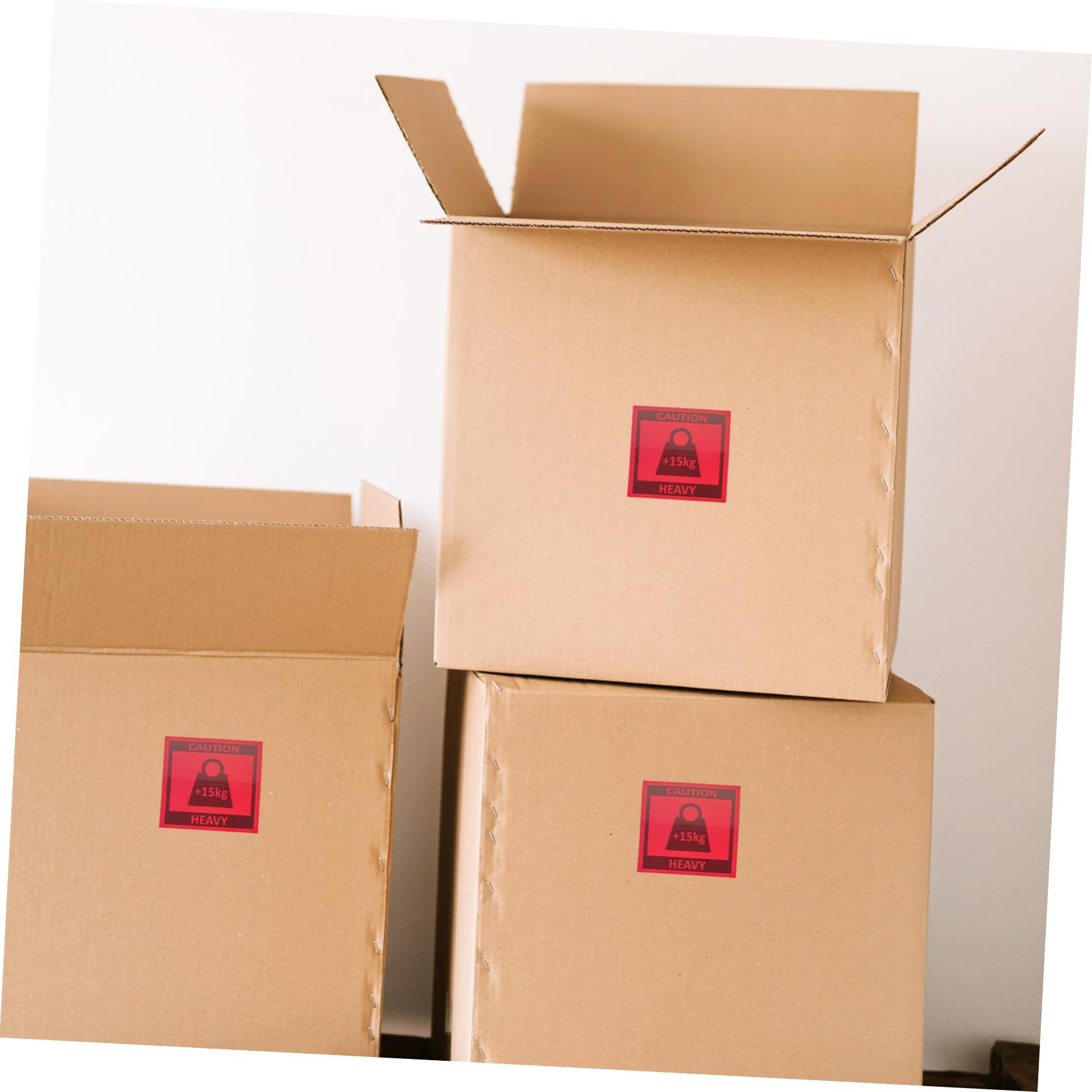 Cabilock Selbstklebende Warnetiketten für Schwere Pakete Transportverpackung mit Großem Fassungsvermögen und Auffälligem Warnsymbol für Logistik und Umzüge