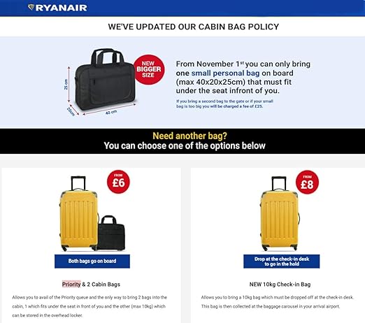 ryanair handbolsa