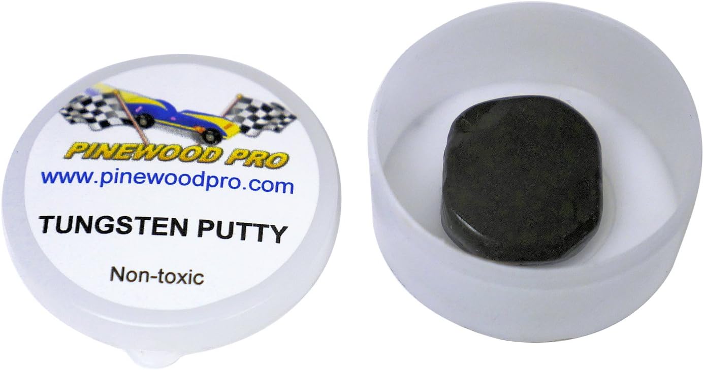 Pinewood Pro Tungsten Putty for Derby Car Weights Easily