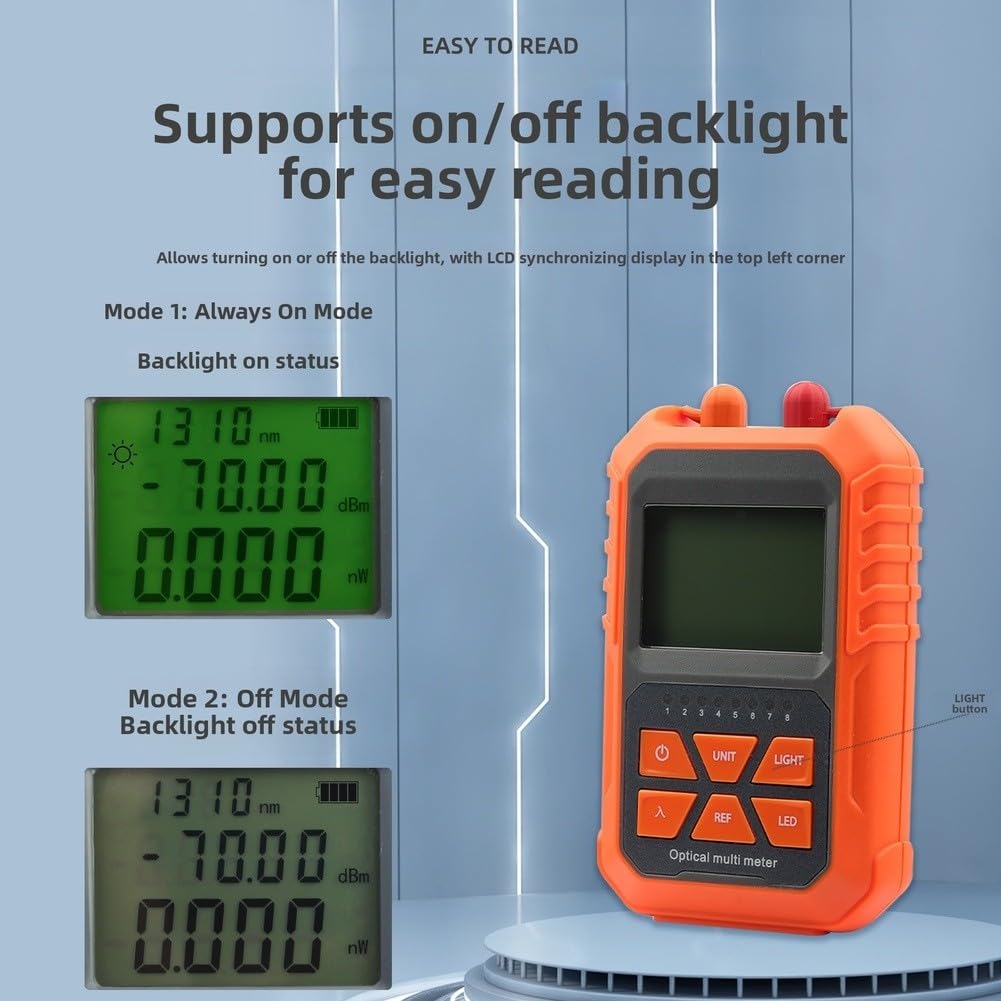Medidor de Potencia para óptica para mini -70 a +6dBm Auto-Calibración(A)