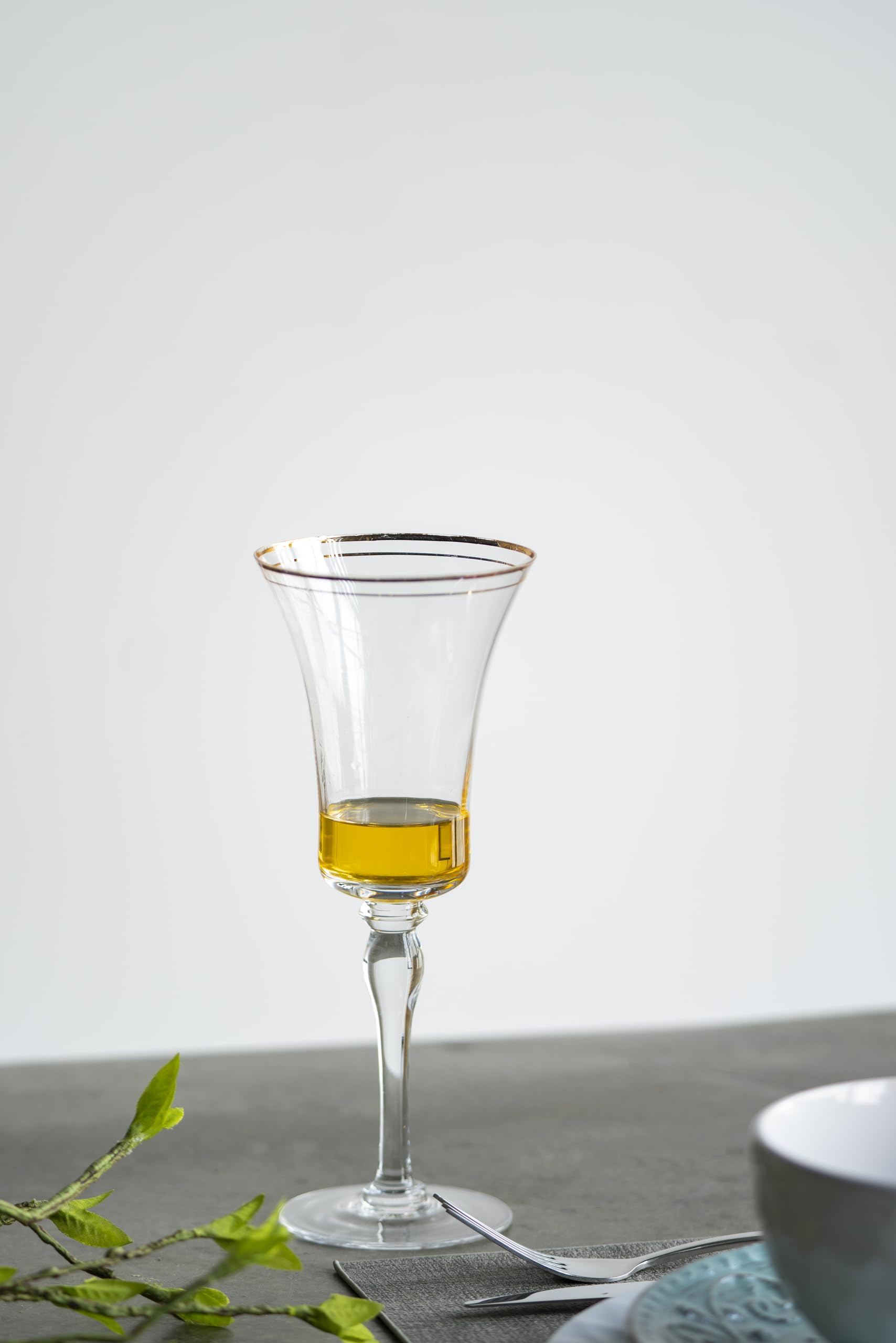 Elegantes Copas de champán de plástico irrompibles (Juego de 4), Elegantes Copas de Mimosa para Eventos y reuniones.