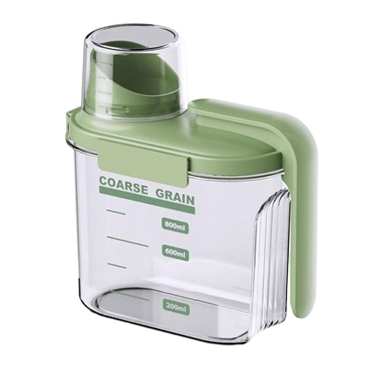 ZBIianxer Contemporary Sealed Storage Jar for Cereal Oats or Animal Treats Featuring Stable Base and Easy Hold Portable Pet Food Carrier