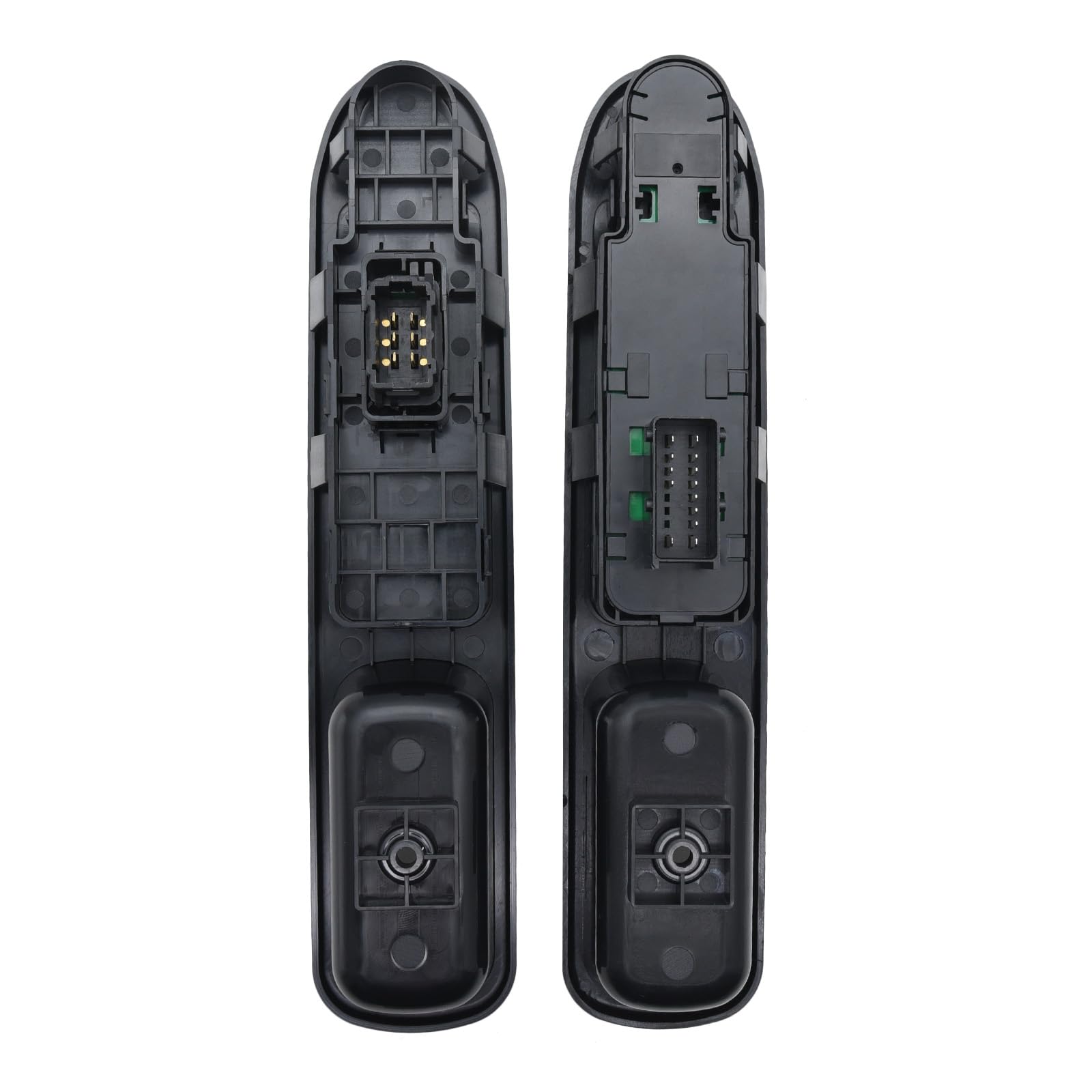 KAOLALI Commande Leve Vitre 207 Passager + Côté Conducteur 2 Pièces, Interrupteur de Lève-Vitre 207 pour Peugeot 207 Citroen c3 6554.QC, Bouton électrique Fenêtre 6 broches 6490HQ 6554HJ