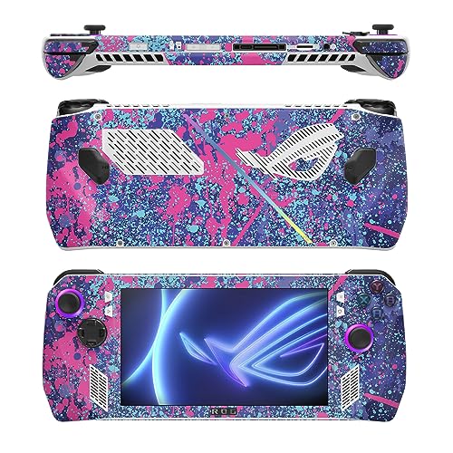Image of MightySkins Skin Compatible with Asus ROG Ally - Vibrant Splatter | Protective, Durable, and Unique Vinyl Decal wrap Cover | Easy to Apply, Remove, and Change Style